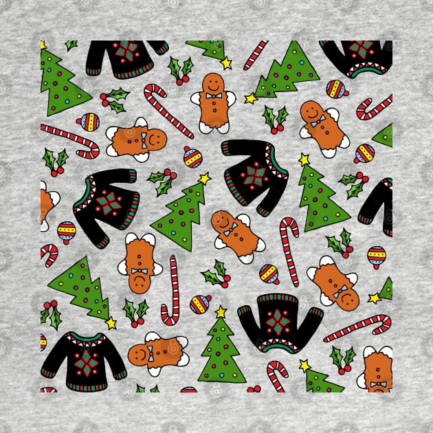 Christmas Pattern | Christmas Trees | Christmas Sweaters by HLeslie Design